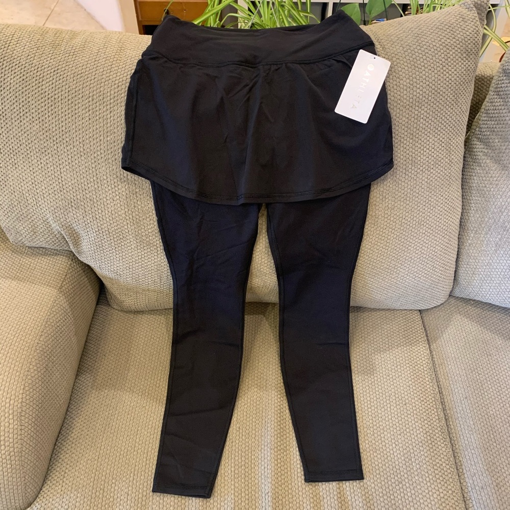 Leggings + skirt, Athleta, size small